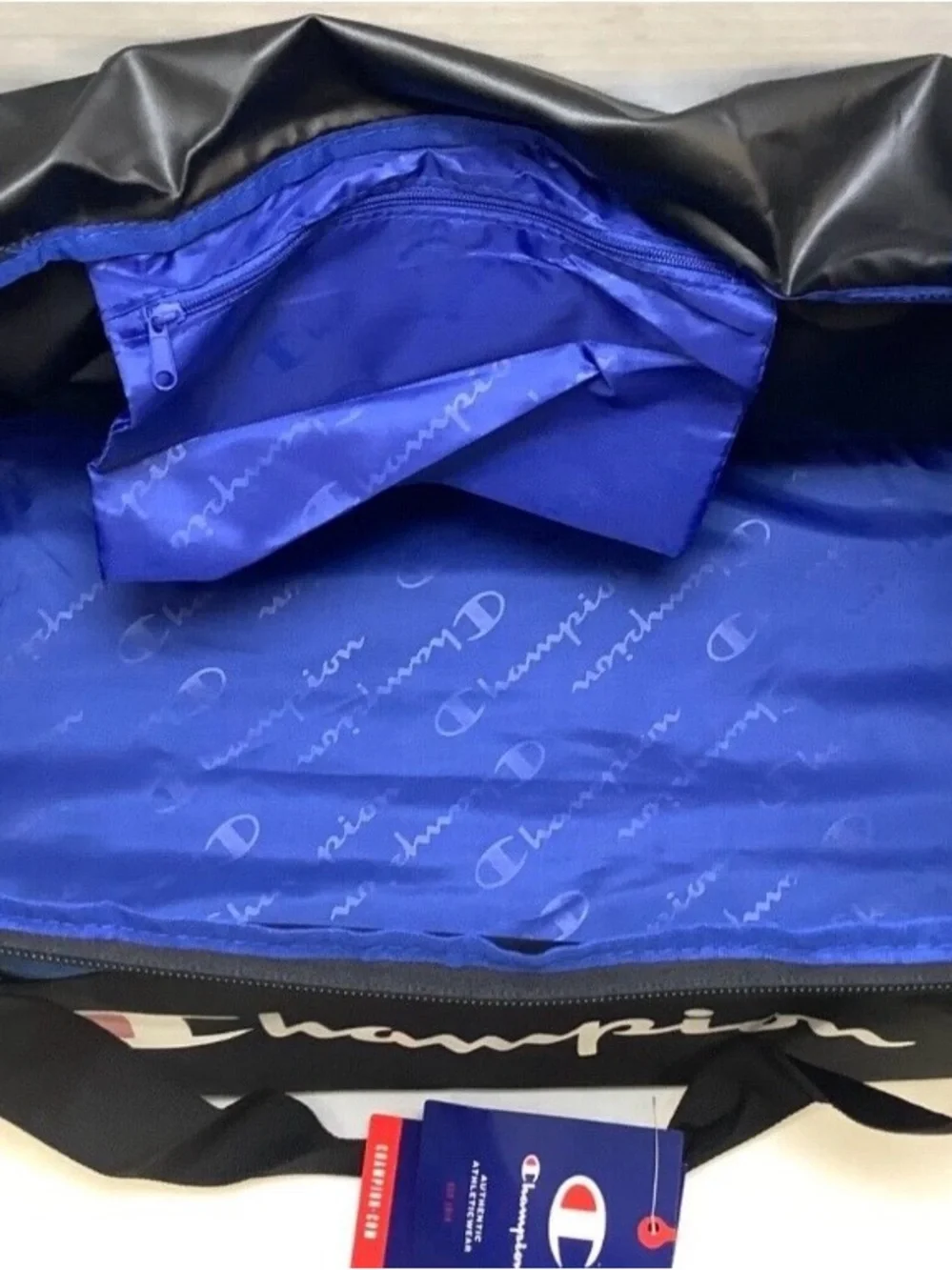 Champion Prologue Duffel Bag - Royal Blue & Black OS NWT